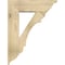 Ekena Millwork Olympic Traditional Rough Sawn Bracket w/ Offset Brace, Douglas Fir, 8"W x 26"D x 34"H BKT0806X26X34OLY01RDF - alternate 2